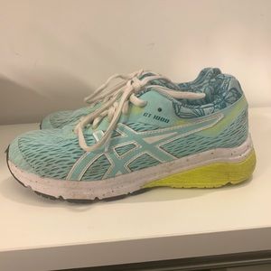 Asics GT-1000 7 GS SP Kids running shoes 3.5 blue